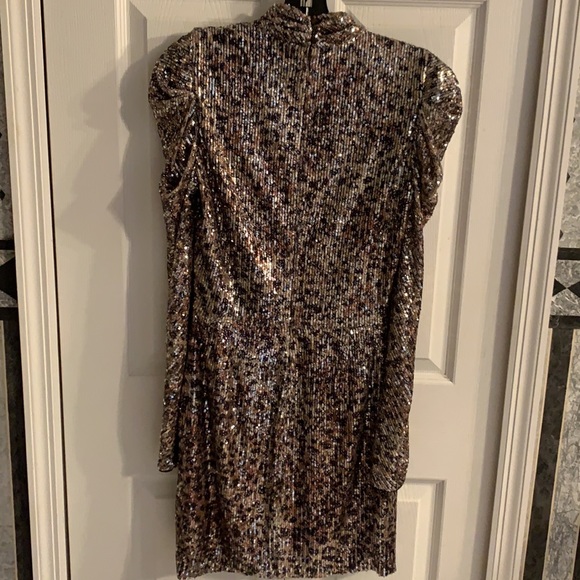 Jonathan Simkhai Sequin Leopard Print Dress - Picture 7 of 13